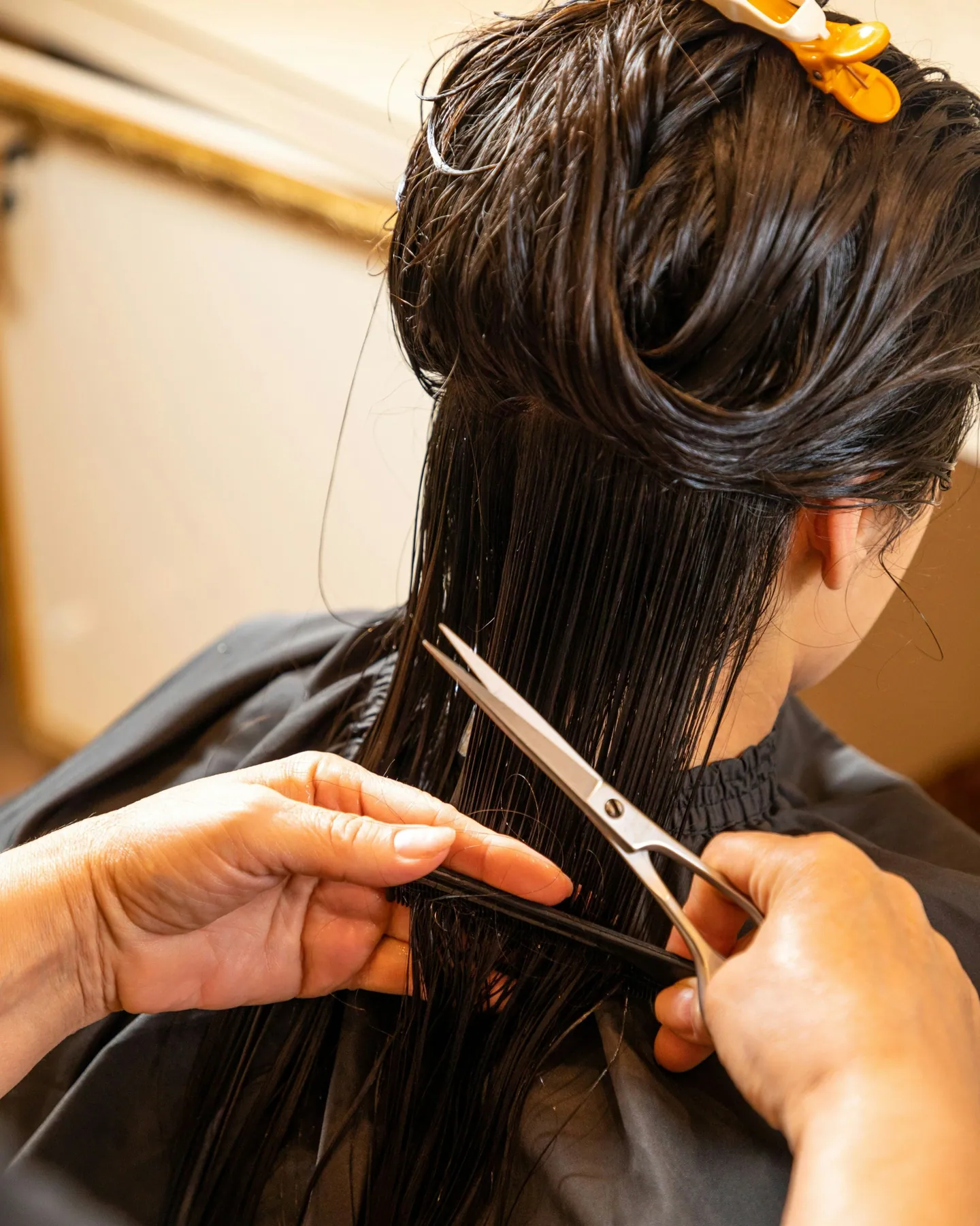 Haarschnitt im Salon